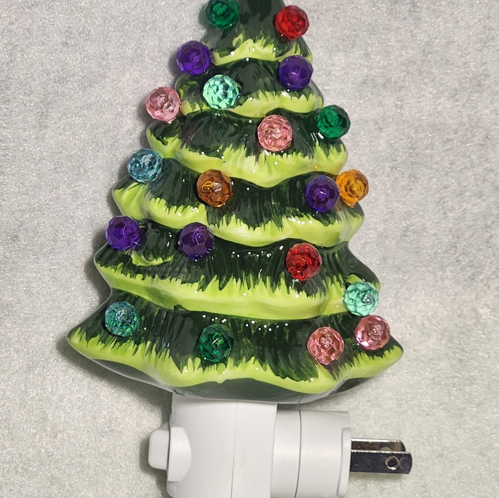 Night Light Tree Christmas Plug In Holiday